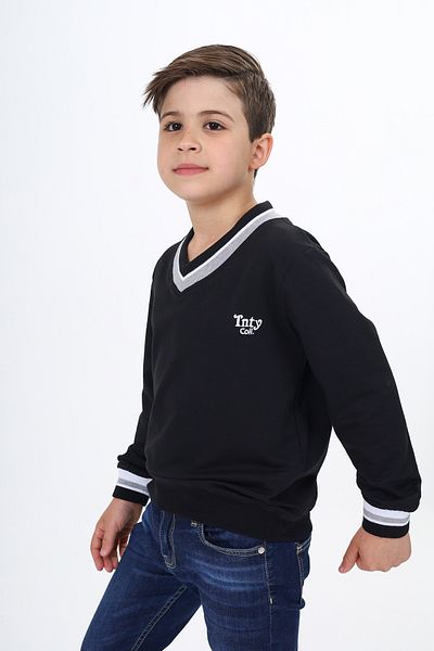 Toontoy Boys' Embroidered School Sweatshirt