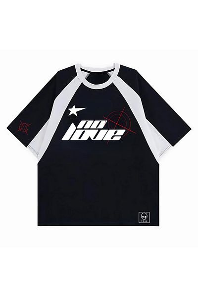 Touz Moda No Love Printed Oversize T-Shirt (Unisex) T-Shirt