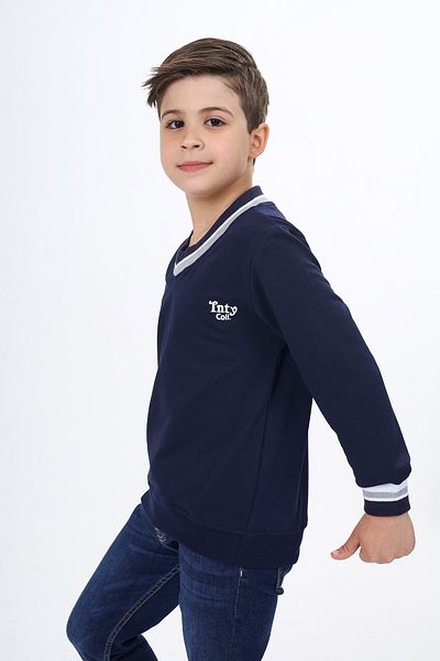 Toontoy Boys' Embroidered School Sweatshirt
