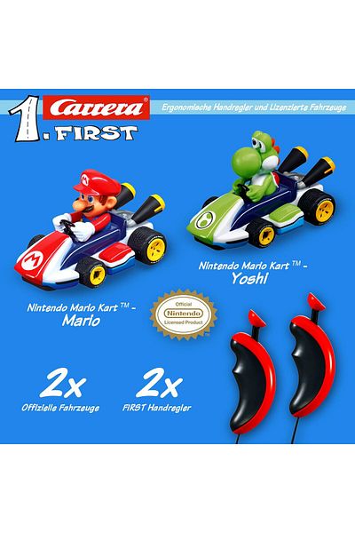 Carrera First Mario Kart | Beginner Electric Race Track | Easy & Fun Racing for Kids | Official Nintendo Toy