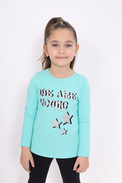 Toontoy Printed and Stone Embroidered T-Shirt for Girls
