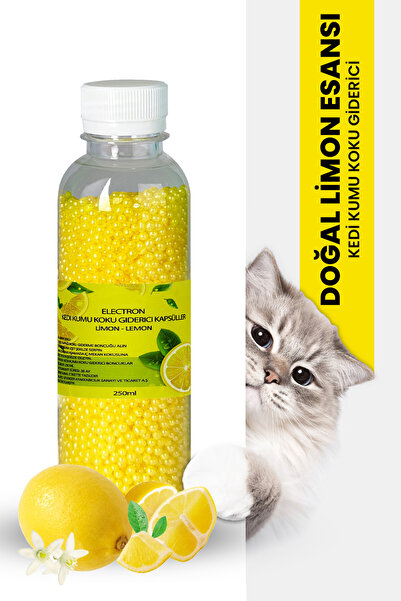 Electron Kedi Kumu Kokusu,tuvalet Koku Giderici Granül, Limon Ferahlatıcı Etk...
