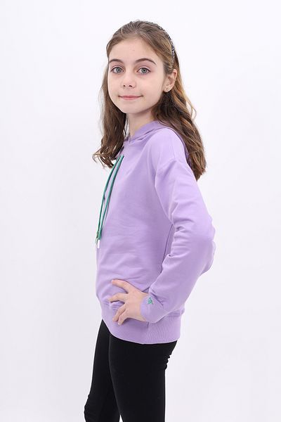 Toontoy Embroidery Detailed Sweatshirt for Girls