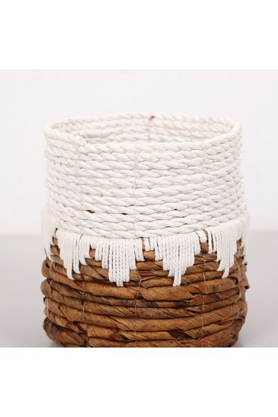 Mylamp Didim Doğal Abaka 15X16 cm Γλάστρα & Οργάνωση αποθήκευσης