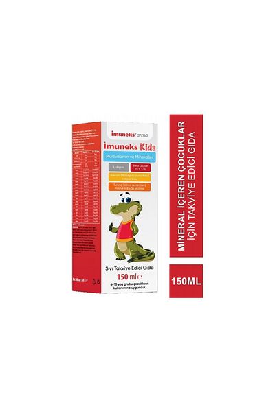 Imuneks 150 Ml Kids Multivitamin and Minerals Food Supplement
