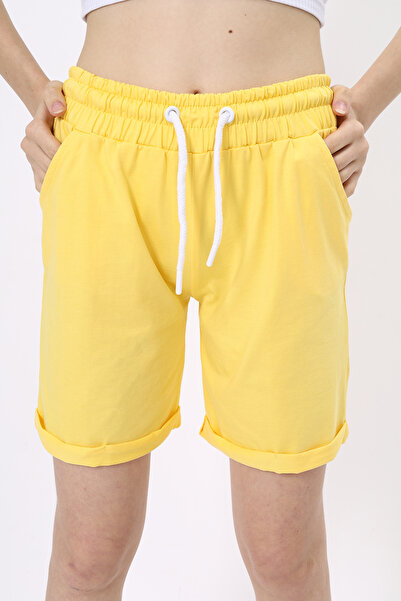 Toontoy Girl - Pocketed Elastic Waist Shorts