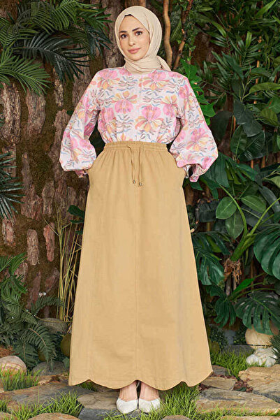 Neways 2273-Piece Elastic Skirt Beige