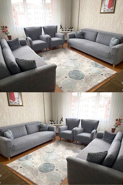 probak Jacquard Plain Pattern 3 3 1 1 Elastic Sofa Cover Set Sofa Sofa Bed Cover Seat Cover