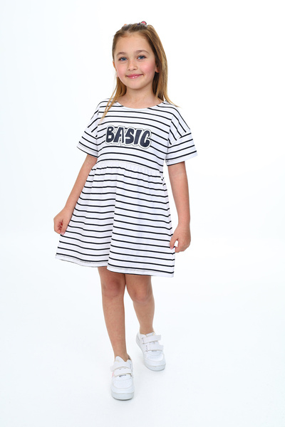 Toontoy Ριγέ Φόρεμα για Κορίτσι