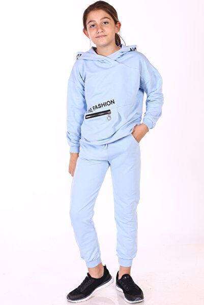 Toontoy Σετ αθλητικής φόρμας για κορίτσια με τύπωμα με λεπτομέρεια τσέπης