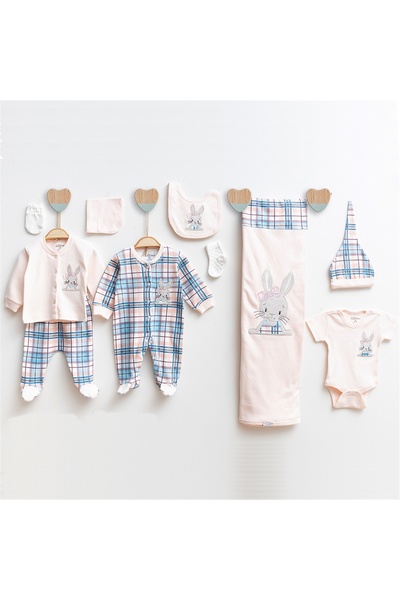 Aziz Bebe 10263 Renkli 10'lu Kız Bebek Hastane Çıkışı