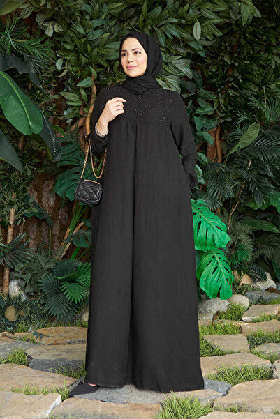 Neways Black Stone Detailed 6482 Model Dress