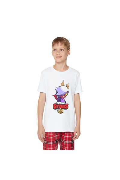 Hilosh Tricou pentru copii unisex cu imprimeu Brawl Stars Collette K02