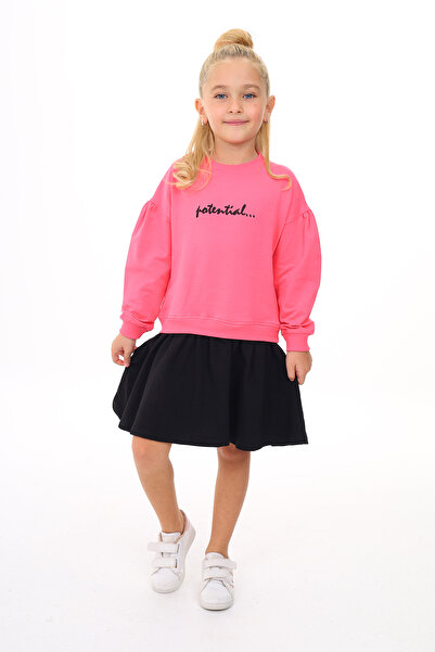 Toontoy Φόρεμα για κορίτσια με φούστα με κέντημα με βολάν