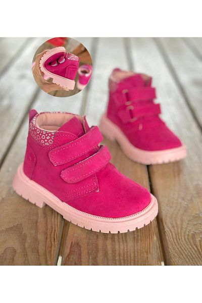 Surpie Shoes Παιδικές μπότες εξαιρετικά εύκαμπτες ελαφριές σόλα από γνήσιο δέρμα Velcro Baby Boots