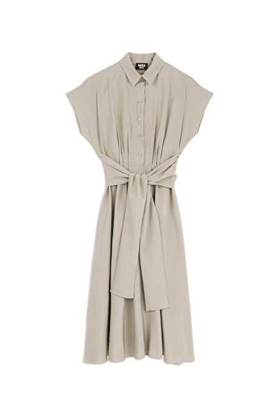 MISS IPEKYOL Shirt collar midi dress