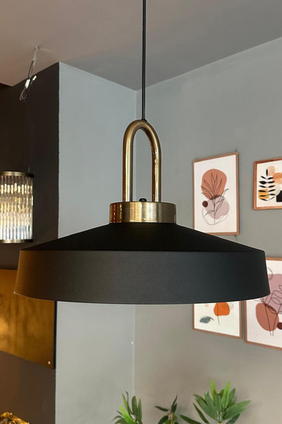 Bamyum Açe Eskitme Kilit Kafa Tekli Avize Retro Sarkıt Ofis Showroom Salon Mutfak Avizeleri