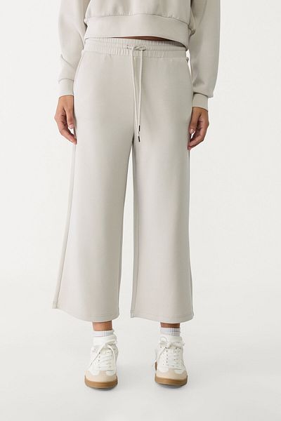 Stradivarius Draped Soft Texture Culotte Pants