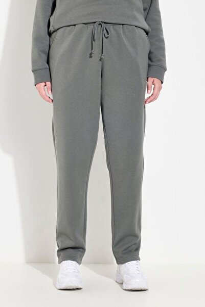 THE WHITE Women's Plus Size Raised Straight Leg Sweatpants