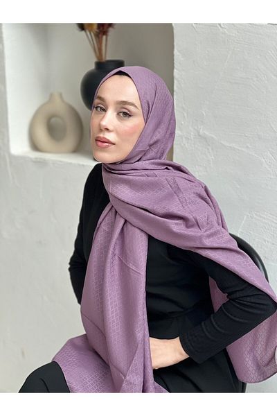 Modakaşmir Şal cu model de ritm perlat din seria Soft Jacquard