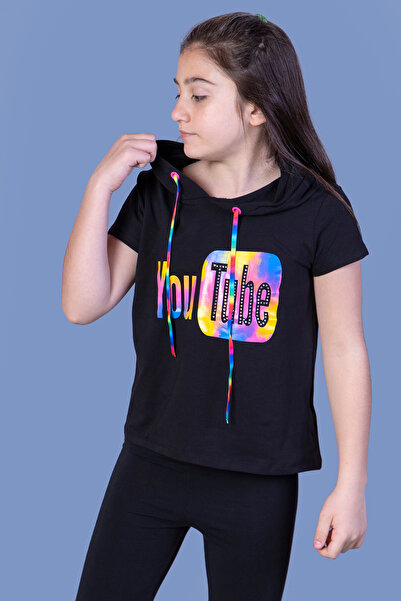 Toontoy Детска блуза с принт с дизайн на YouTube