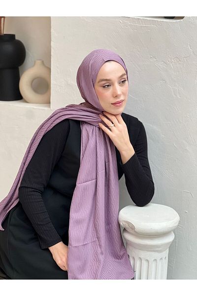 Modakaşmir Şal cu model chevron din seria Jacquard mătăsos