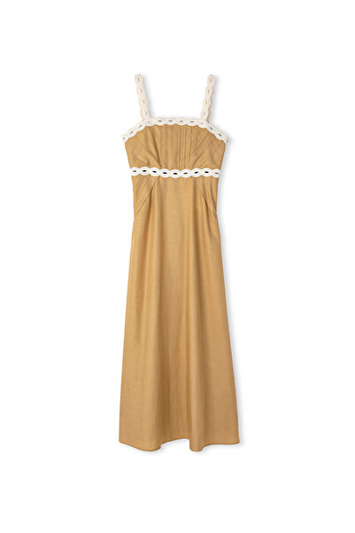 İpekyol Contrast Color Shaped Dress