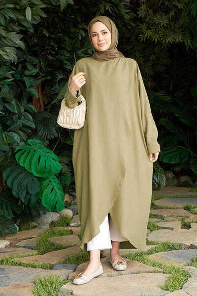 Neways 6394-سترة دينم قياسية - كاكي، قطعة طلاء