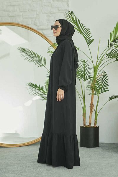 Neways 6629-Ribbed Dress Black