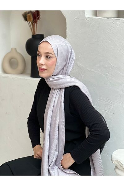 Modakaşmir شال بنمط شيفرون من سلسلة الجاكار الحريرية
