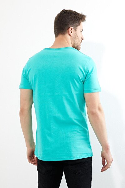 Figo Ανδρικό T-shirt Crew Neck Basic