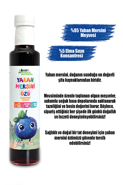 Baby World Natural Yaban Mersini Özü 350 Gr