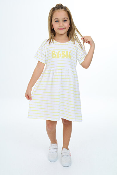 Toontoy Ριγέ Φόρεμα για Κορίτσι