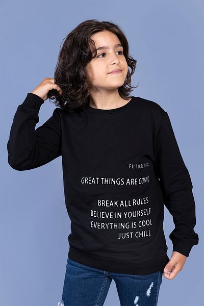 Toontoy Boy's Sweatshirt - Embossed Print