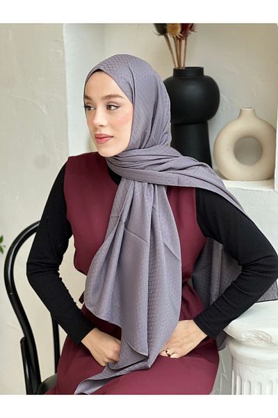 Modakaşmir شال بنمط إيقاع لؤلؤي من سلسلة الجاكار الناعمة