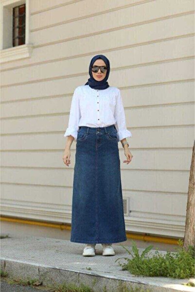 Neways 2058-Fusta Denim Albastru Inchis