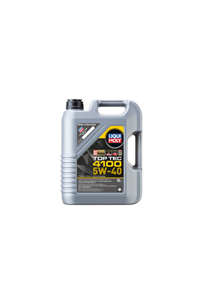 Liqui Moly MOTOR YAĞI 5W-40 TOP TEC 4100 (5 Litre) 9511
