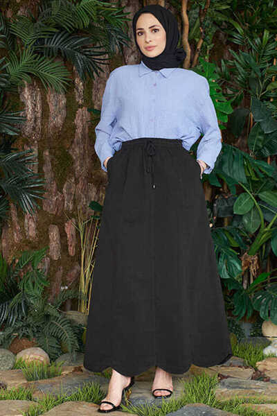 Neways 2273-Piece Elastic Skirt Black