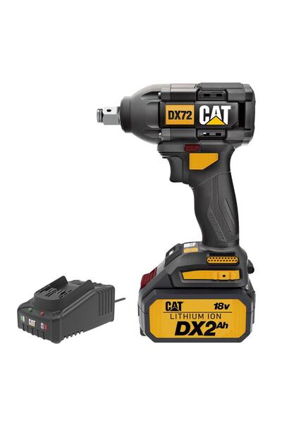 Cat Dx72bc 18volt/2.0ah Li-ion Tek Akülü Şarjlı 350nm Kömürsüz Profesyonel So...