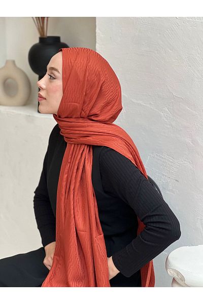 Modakaşmir Σάλι με μοτίβο Chevron σειράς Silky Jacquard