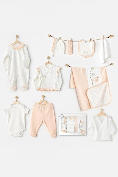 andywawa AC24521 Spring Birds 10'Lu Hastane Çıkış Seti Ekru