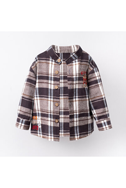 Cumino ERKEK ALWİN  GRI GÖMLEK 9-12-18-24 AY