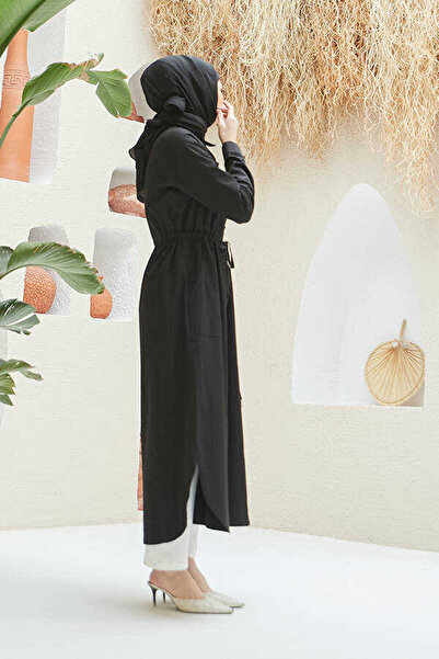 Neways Black Tunic - 6613 Model with Pockets and Laces