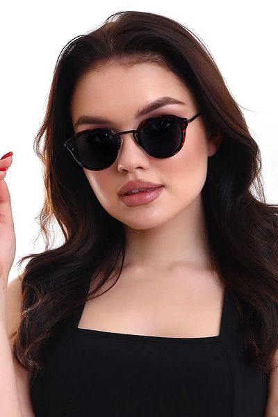 MACERATİ Unisex Black Leopard Sunglasses