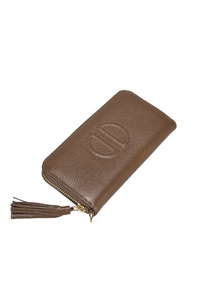 Desa Kathleen Brown Women's Leather Wallet