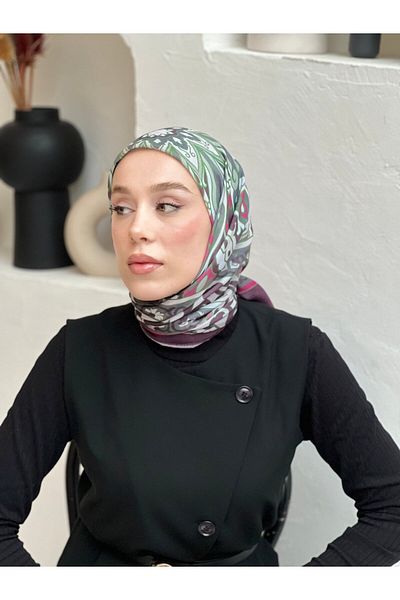 Modakaşmir وشاح بنمط تانكا مقاس 110 سم