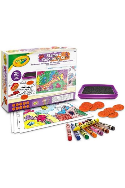 Crayola Creative Activity Stamp and Coloring Kit