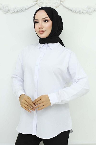 benguen Cămașă albă Hijab 3900
