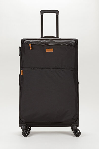 Fossil Unisex  Ekstra Hafif Siyah Kumaş Büyük Boy Valiz