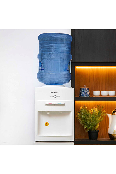 KRYPTON Hot & Cold Water Dispenser |Stainless Steel Tank | KNWD5288 White